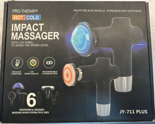 ماساژور برقی با ۶ عدد سری موتور بزرگ – مدل Impact Massager JY‑711 Plus