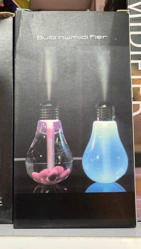 بخور سرد مه پاش و رطوبت ساز و خوشبوکننده طرح لامپ مناسب خوردو و منزل (Bulb Humidifier)