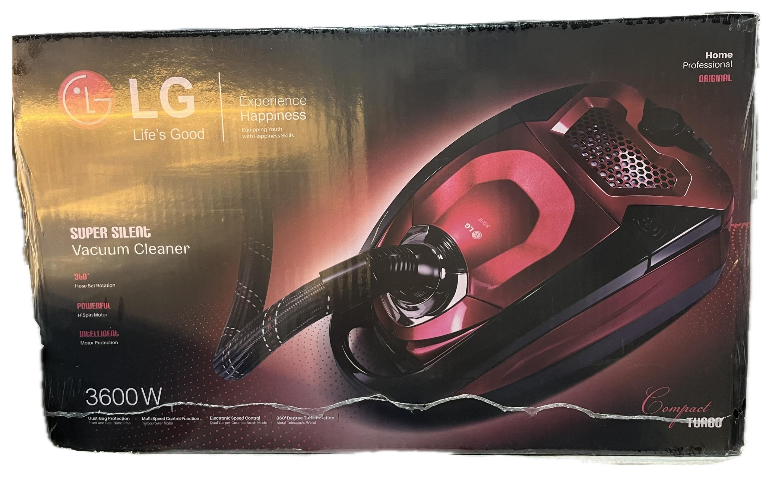 جارو برقی الجی - ال جی LG برند کره ای ۳۶۰۰ وات توربو وکیوم موتور سنگین و مخزن بزرگ 3600W اصلی