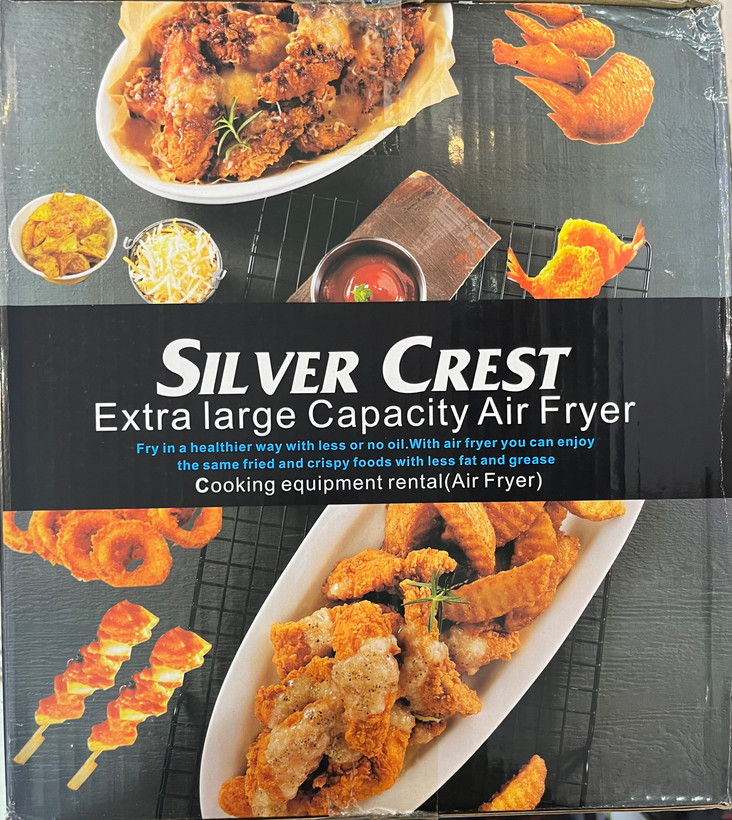 سرخکن هواپز ایر فرایر بدون روغن 10 لیتری تک المنت بزرگ سیلورکرست هوا پز Silver Cres سرخکن ۱۰ لیتری سیلور کرست با توان 4000 وات silver crest Air Fryer 10L ایر فرایر سیلورکرست المنت بزرگ قیمت اقتصادی مدل 1080 extra