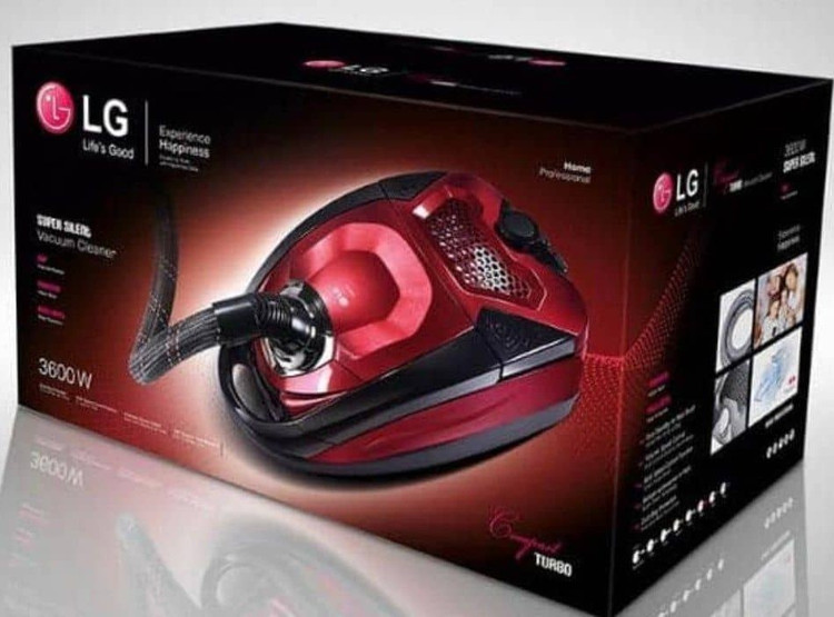 جارو برقی الجی - ال جی LG ساخت کره ای ۳۶۰۰ وات توربو وکیوم موتور سنگین و مخزن بزرگ 3600W