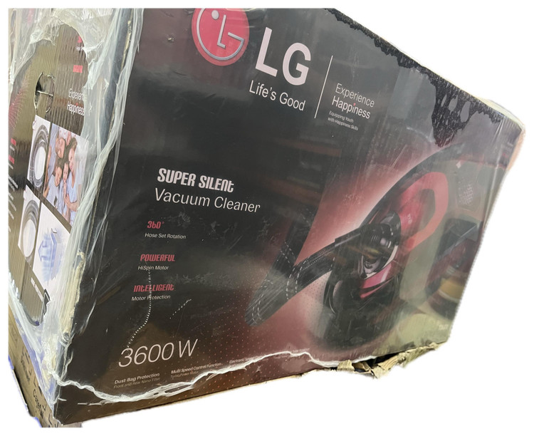 جارو برقی الجی - ال جی LG ساخت کره ای ۳۶۰۰ وات توربو وکیوم موتور سنگین و مخزن بزرگ 3600W