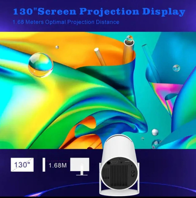 ویدئو پروژکتور تلسکوپی ویدیو پرژکتور تلسکوپی مدل Ultra HD Hy300 ویدیو پوروژکتور 300 HY اکبند و نو